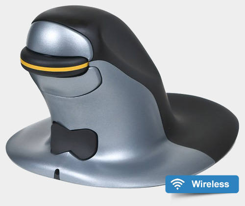 Penguin Vertical Mouse Wireless Ambidextrous