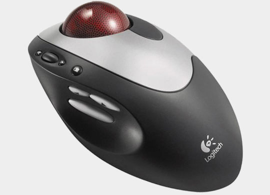 NCIS Trackball logitech cordless optical trackman