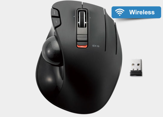 Elecom M-XT3DRBK Wireless Trackball featured