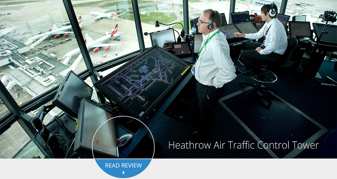 logitech marble heathrow airport air traffic control centre