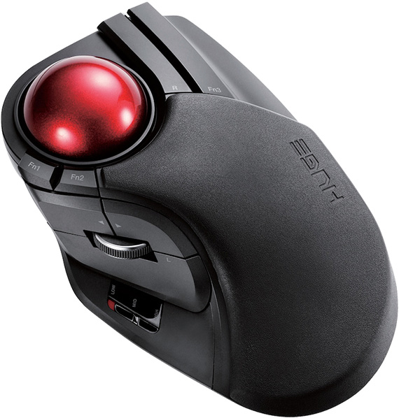 Elecom M-HT1DRBK HUGE Wireless Trackball - Trackball Mouse Reviews