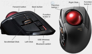 Elecom DEFT PRO buttons M-DPT1MRBK explained