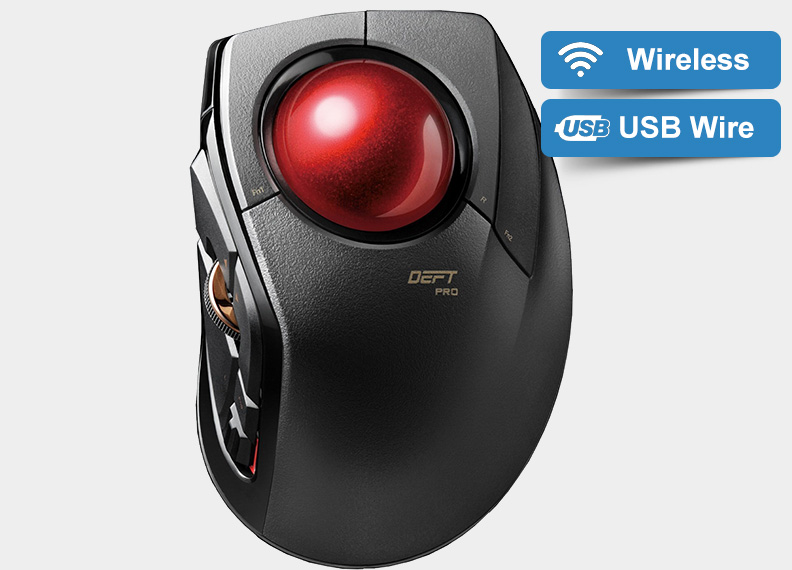 Elecom DEFT PRO M-DPT1MRXBK Trackball