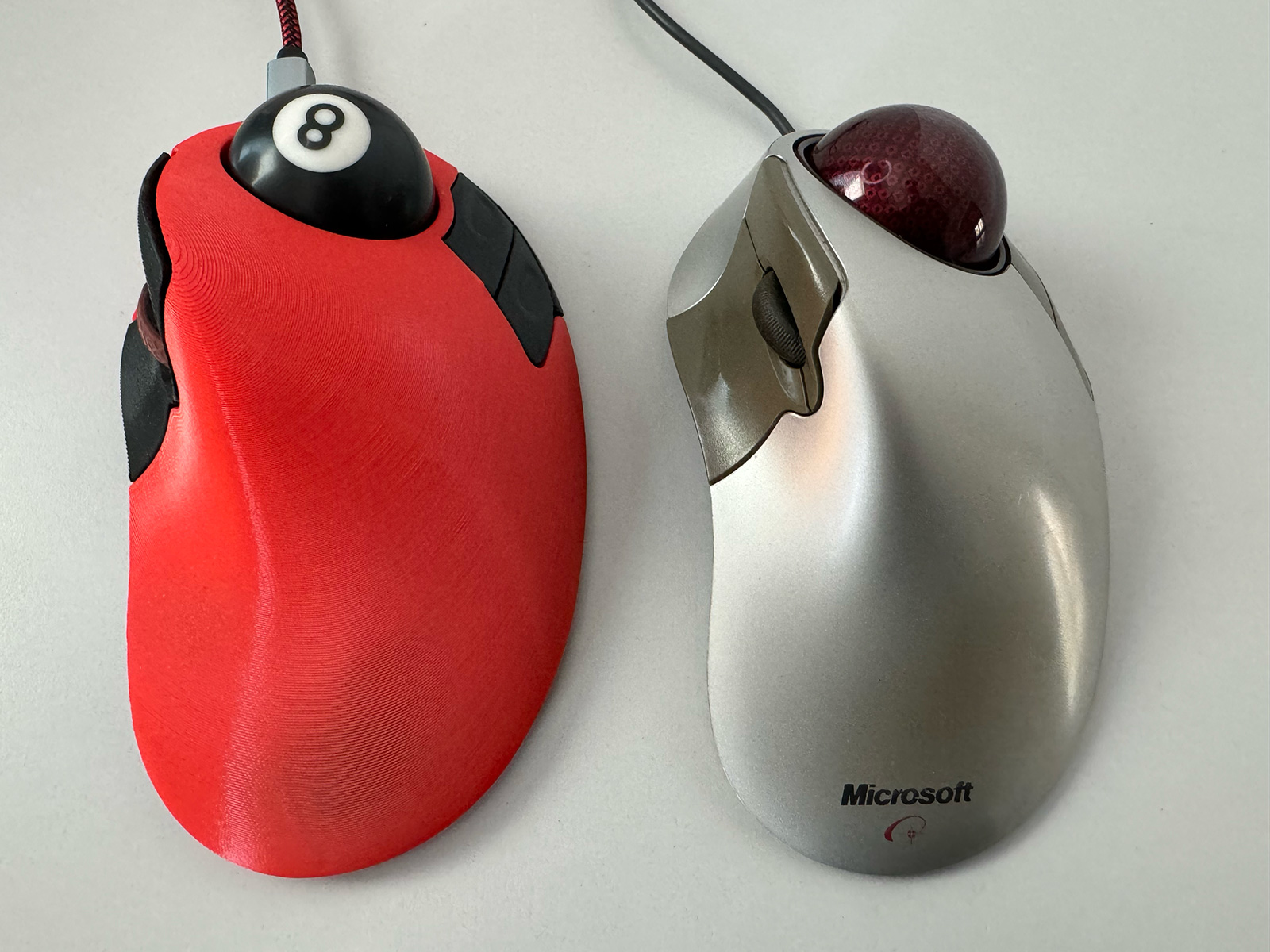 Ploopy Classic Trackball compare to Microsoft Explorer Trackball